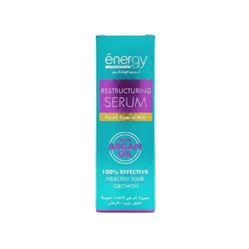 Energy Cosmetics Hair Restructuring Serum Argan Oil Moisturizing Anti-Frizz 60ml