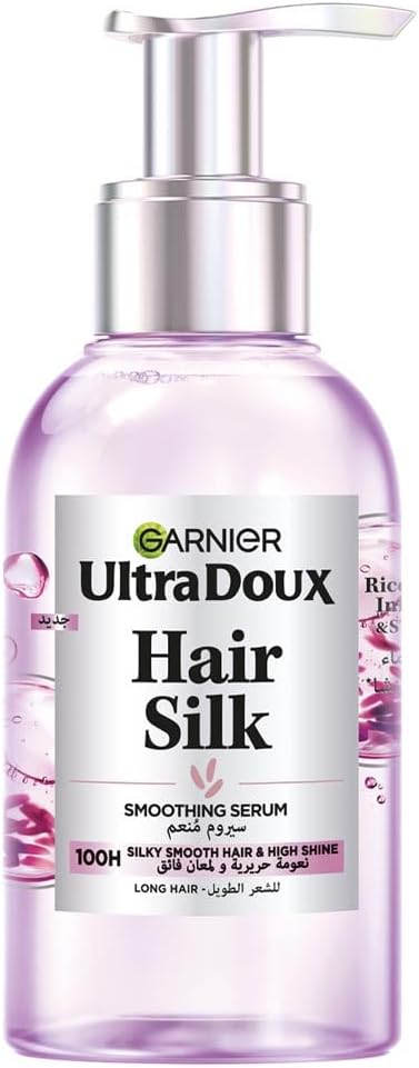 Garnier Ultra Doux Rice Water Hair Smoothing Serum, Liquid, 120 ml