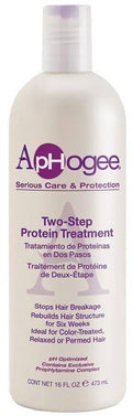Aphogee Two-Step Protein Hair Treatment Cream for Damaged Hair, 473 ml