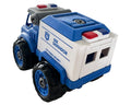 Lei Meng Toys Mini Car DIY Toy Bricks Police Truck, 29 Pieces