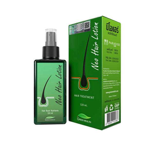 Green Wealth Neo Hair Lotion Scalp Nourishing Herbal Formula 120 ml