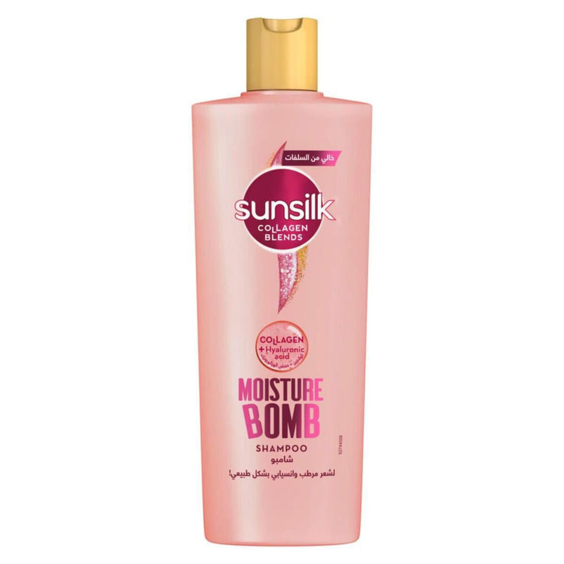 Sunsilk Moisture Bomb Shampoo Collagen Hyaluronic Acid Hydration 350ml