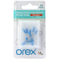 Orex Interdental Brush Head Refills, Straight Bristles, 10 Pieces