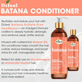Difeel Elevated Batana Conditioner Liquid with Batana Oil, Glycerin, 355 ml