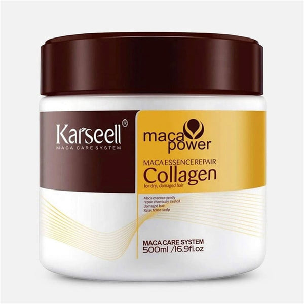 KARSEELL Collagen Hair Repair Mask, Maca Essence, 500 ml Jar