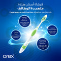 Orex Vibration Sensitive Toothbrush K1621N Battery-Powered Soft Bristles 1 Pc