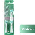 Orex Medium Electric Toothbrush Replacement Heads, 3 Pack