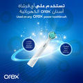Orex Medium Electric Toothbrush Replacement Heads, 3 Pack