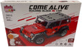 Pingao Come Alive Building Block RC Car Red Adventure Edition 448-Piece Kit