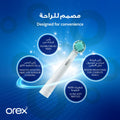Orex Sensitive Replacement Electric Toothbrush Heads, 3 Pack