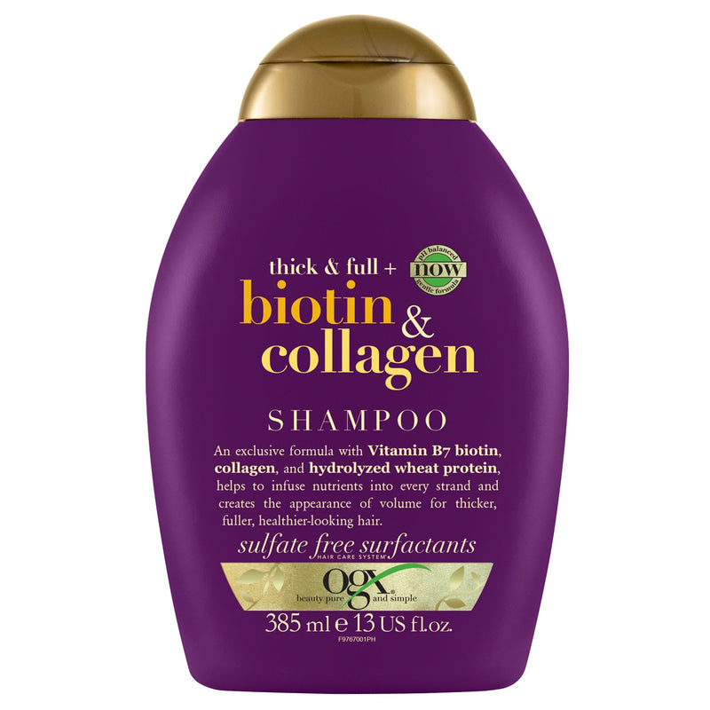 OGX Thick & Full Biotin & Collagen Shampoo Volumizing Formula 385 ml