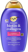 Ogx Thick & Full Biotin & Collagen Conditioner, Sulfate-Free, pH Balanced, 385ml