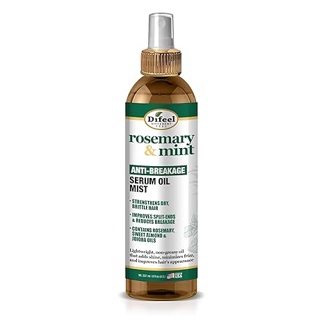 Difeel Rosemary Mint Anti-Breakage Serum Oil Mist for Hair 237ml