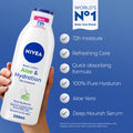 NIVEA Aloe & Hydration Body Lotion Pure Hyaluron for Normal to Dry Skin