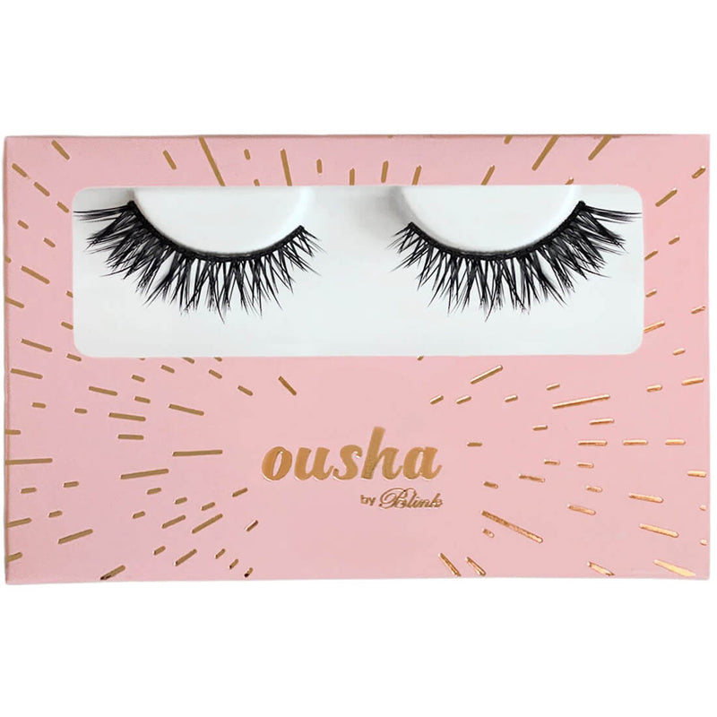 Ousha Double False Eyelashes No. 6 Human Hair Reusable Lashes