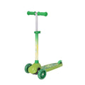 Evo Dino Eclipse Light-Up Three-Wheel Children's Scooter with Lean-to-Steer Design