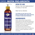 Difeel Biotin Styling Cream Protein-Enriched Flexible Hold Hair Cream