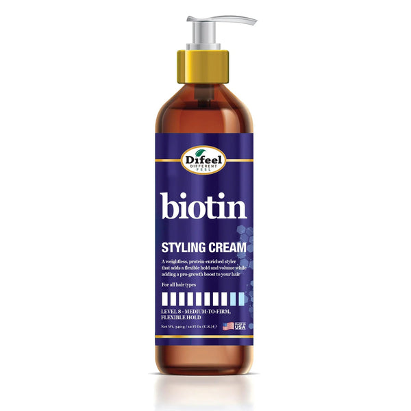 Difeel Biotin Styling Cream Protein-Enriched Flexible Hold Hair Cream