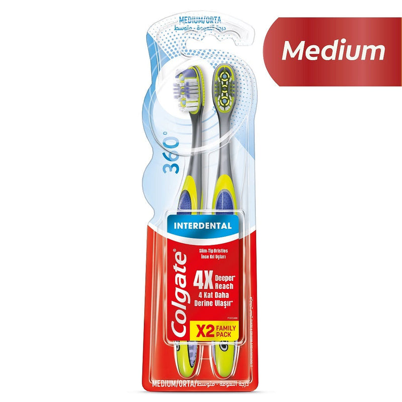Colgate 360 Interdental Medium Toothbrush