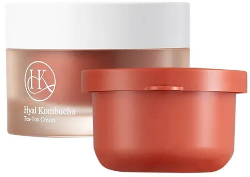 Medi-Peel Hyal Kombucha Tea-Tox Cream Refill, Ceramide Hyaluronic Acid Moisturizer