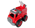 Lei Meng Toys Mini Car DIY Toy Bricks Fire Engine, 26-Piece Building Set