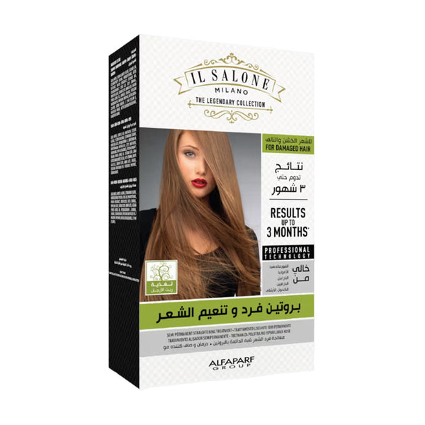 Il Salone Protein Straightening Kit Cream With Argan Oil Hair Treatment