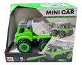 Lei Meng Toys Mini Car DIY Toy Bricks Garbage Truck Building Set, 25 Pieces, Ages 6+