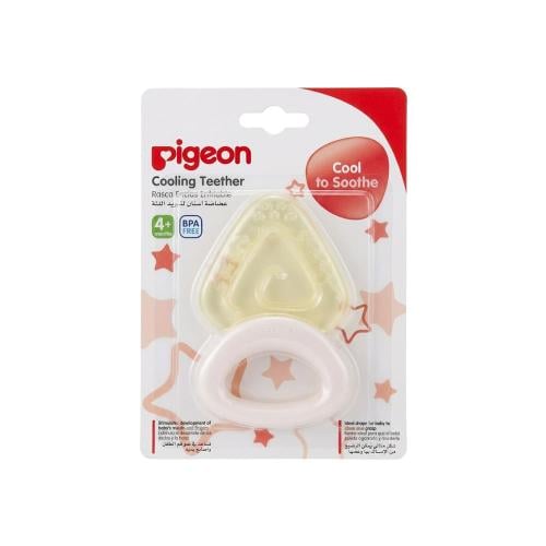 Pigeon Cooling Gum Teether, Ergonomic Chilled Teething Toy, 4+ Months