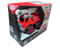 Lei Meng Toys Mini Car DIY Toy Bricks Fire Rescue Truck, 28 Pieces, Ages 6+