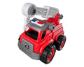 Lei Meng Toys Mini Car DIY Toy Bricks Fire Rescue Truck, 28 Pieces, Ages 6+