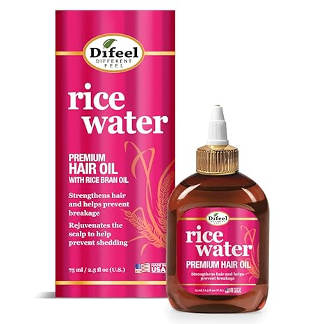 Difeel Rice Water Premium Hair Oil Lightweight Nourishing Formula 75ml