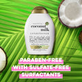 Ogx Nourishing + Coconut Milk Conditioner for Dry Hair, Sulfate-Free, 385ml