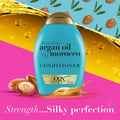 Ogx Renewing+ Argan Oil of Morocco Conditioner for Dry Hair, pH Balanced, 385ml