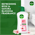 Dettol Skincare Shower Gel Body Wash Rose & Sakura Blossom Scent 700ml