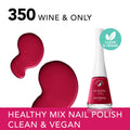 Bourjois Healthy Mix Clean Nail Polish Wine & Only 350, Vegan Quick-Dry, 1 Coat