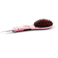 Style Thermal Smoothing Brush Ceramic Hair Straightening Tool with Indicator Light