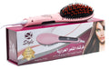 Style Thermal Smoothing Brush Ceramic Hair Straightening Tool with Indicator Light