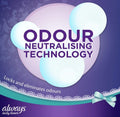 Always Comfort Normal Panty Liners Fresh Scent Odour Neutralizing 80 Count