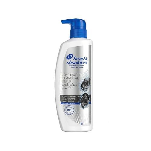 Head & Shoulders Charcoal Detox Shampoo Deep Cleansing Formula 500ml