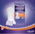 Always Wrapped Pantyliners Comfort Protect Normal Individually Wrapped 40 Count