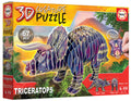 Educa Borras Triceratops 3D Creature Puzzle 67 Pieces