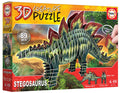 Educa Borras Stegosaurus 3D Creature Puzzle, 89-Piece Cardboard Puzzle
