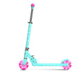 Lit Starship Bright Turquoise LED Light-Up Kick Scooter, Foldable, Adjustable Handlebar, ABEC 7 Bearings, 1 Pc