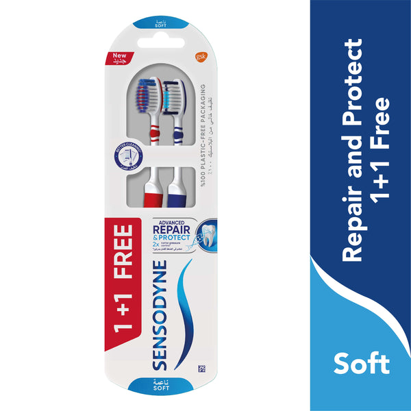 Sensodyne Advanced Repair & Protect Soft Toothbrush 1+1 Promo Pack