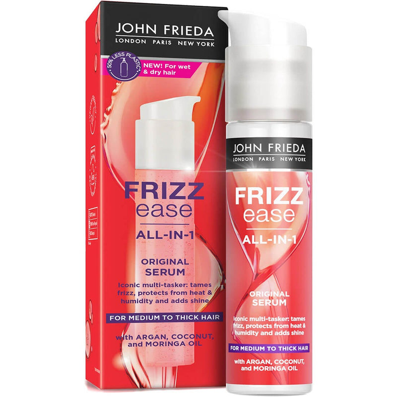 John Frieda Frizz Ease Original Serum Liquid Hair Serum Heat & Humidity Protection 50ml