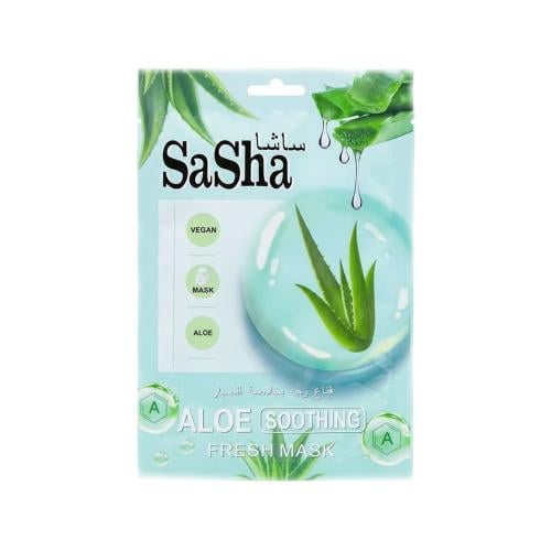 Sasha Aloe Vera Face Mask Sheet Mask Hydrating Soothing Care