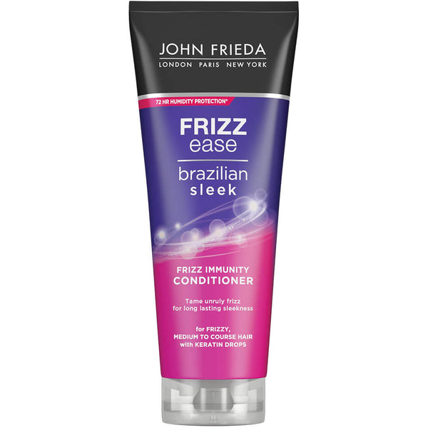 John Frieda Frizz Ease Brazilian Sleek Conditioner Liquid Silicone-Free 250ml