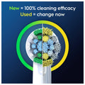 Oral-B Cross Action Electric Toothbrush Replacement Heads, Angled Bristles, White, 2 Count