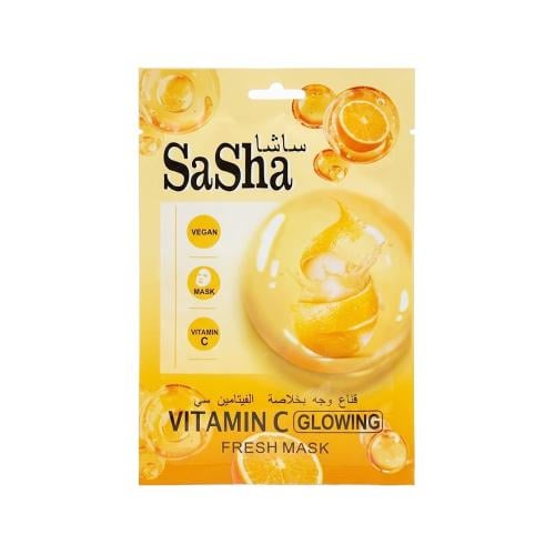 Sasha Vitamin C Face Mask Hydrating Radiance Sheet Mask