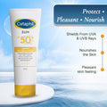 Cetaphil Sun Light Gel SPF 50+ Broad-Spectrum Sunscreen for Sensitive and Oily Skin, 50 ml